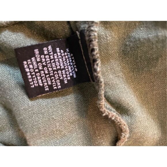 Sanctuary Linen Bomber Jacket - L - Picture 6 of 7